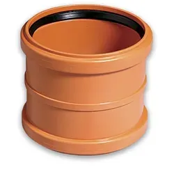 Kanalrohrsystem KG-Überschiebmuffe (Ausführung: DN 125)