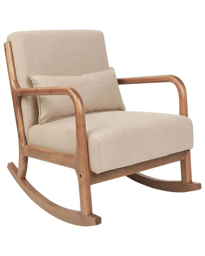 Schaukelsessel SKOVDE Stoff Beige