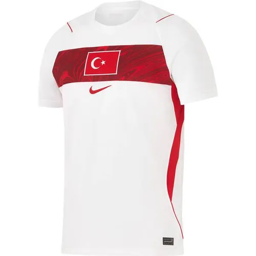 Nike TÜRKEI AWAY Teamtrikot Herren – Größe L, weiß-rot