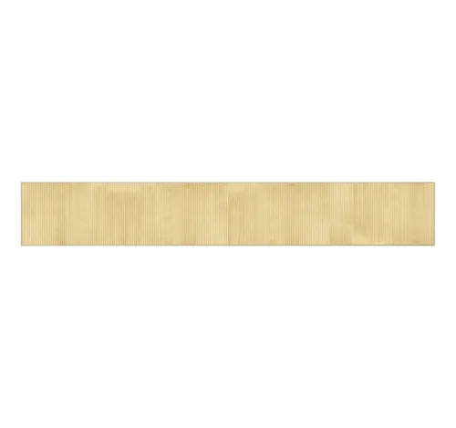 vidaXL Teppich Rechteckig Hell Natur 60x400 cm aus Bambus