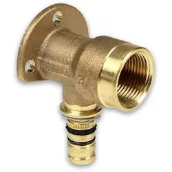 GEBERIT Mepla Press Rotguss Wandwinkel lang, H: 53mm (Ausführung: 16 - 1/2''IG)