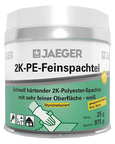  Jaeger 2K-PE Feinspachtel weiß 250g 59,80€/kg