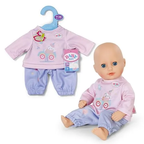 Baby Born Puppenkleidung Jogging Anzug Rosé 36 cm (Set)