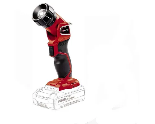 Einhell LED Taschenlampe Akku-Lampe TC-CL 18 Li H-Solo 18 V, 280 lm, 33 m Leuchtweite