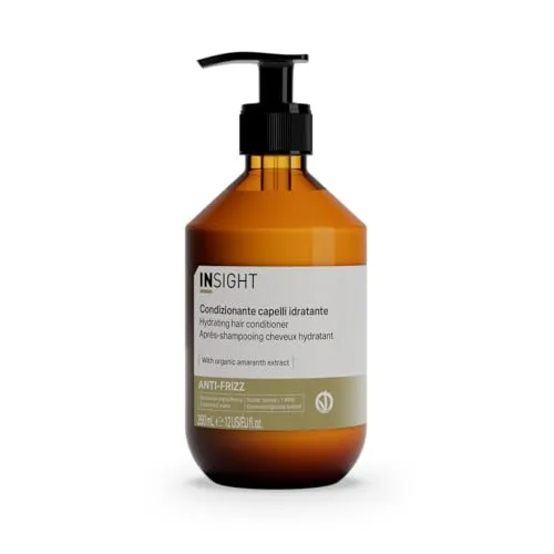 Insight Feuchtigkeitsspendende Haarkonditionierung 350 ml Anti-Frizz | leichte und feuchtigkeitsspendende Conditioner gegen stumpfes und stumpfes Haar | Packung aus Glas