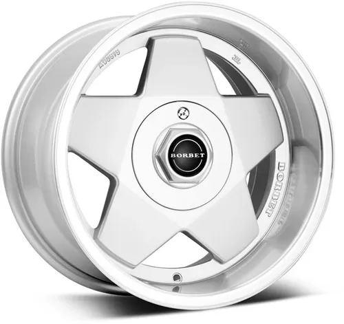 Borbet A 7X15 5/100 ET35 Silver Polished von BORBET