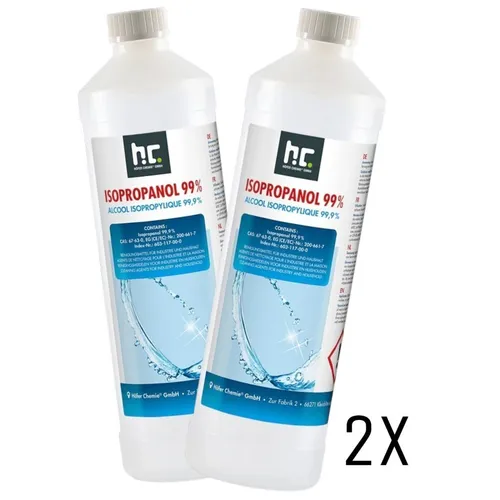 Isopropanol 99,9% Isopropylalkohol 2 x 1 Liter Alkoholreiniger Reinigung sauber