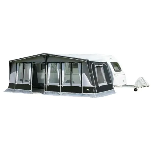 DWT Prime Air II aufblasbares Vorzelt für Wohnwagen - Vordächer & Vorzelte mit innovativem Air-In-System für schnellen Aufbau; herausnehmbare Wände bieten flexible Nutzung und hervorragende Belüftung.