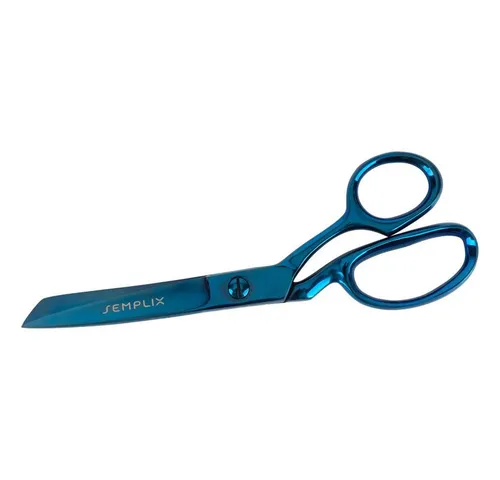 Semplix Stoffscheren - Präzise Schneiderschere 20 cm - Semplix Schneiderschere 20 cm (blau) für exakte Stoffzuschnitte. Ideal für Nähprojekte, komfortabler Griff und scharfe Klingen garantieren präzise Ergebnisse. Perfekt für kreative Ideen und effizientes Arbeiten.