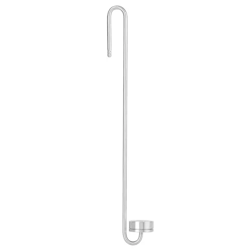 Edelstahl CO2 Diffusor Kohlendioxyd Diffusor Zerstäuber CO2 Zerstäuber Blasenzähler mit U-förmigem Verbindungsrohr für Aquarium Pflanzen (35cm)