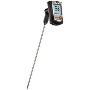 Testo 905-T1 Temperatur-Messgerät -50 bis +350°C - Präzises Temperaturmessgerät für -50 bis +350 °C mit drehbarem Display für einfache Ablesung und schneller Ansprechzeit – ideal für professionelle Anwendungen.