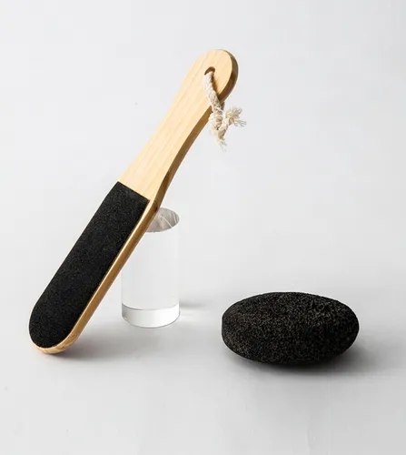 Hornhautraspel Hornhautfeile Holz Fußraspel Hornhautentferner 10 zoll Fussfeile