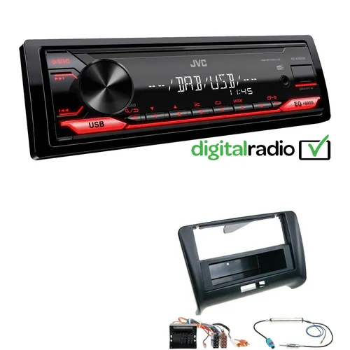 JVC KD-X182DB MP3 DAB+ USB Autoradio für Audi TT