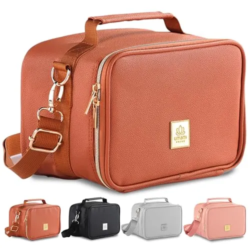 Umami Premium Kühltasche Klein – Isolierte Mini-Lunchbag aus veganem Leder - Kühlboxen & Kühltaschen: Stilvolle und praktische Lunchtasche, ideal für Berufstätige und Schüler, um Mahlzeiten frisch zu halten. Mit verstellbarem Tragegurt für optimalen Komfort unterwegs.