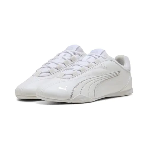 PUMA Catch Soleil Sneakers Damen, Gr. 40.5, weiß silber - Sneaker für Damen in schickem Design, ideal für den Alltag. Komfortable Passform und vielseitig kombinierbar – dein perfekter Begleiter für jeden Anlass.