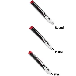 Golf Pride Puttergriff Reverse Taper, weiß/schwarz/rot von Golf Pride
