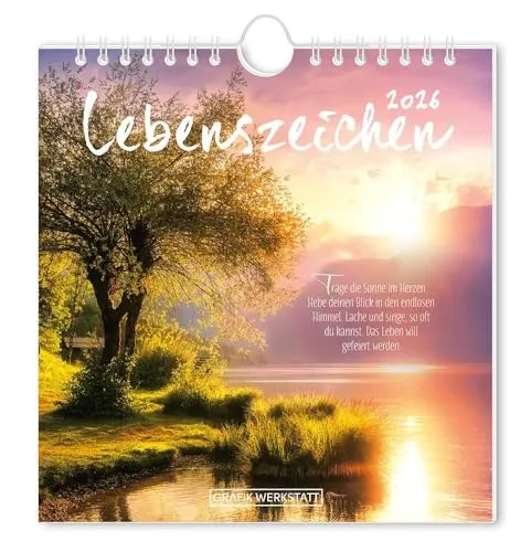 Postkartenkalender 2026 Lebenszeichen: Postkartenkalender