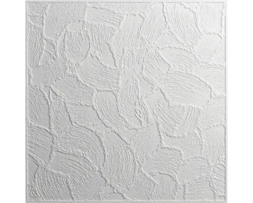 Deckenplatte EPS Valencia 50 x 50 x 0,9 cm 2 m² im Pack in weiß von DECOSA