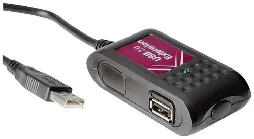 VALUE 12991089 - 2-Port USB 2.0 Hub mit 5 m Verlängerung - USB-Hub zur Verlängerung des USB 2.0 Anschlusses um 5 m, rückwärts kompatibel zu USB 1.1 und ideal für flexible Anschlussmöglichkeiten.