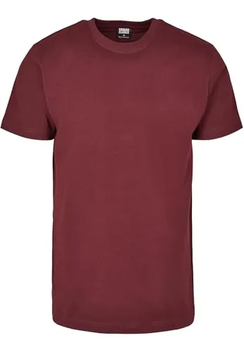 Urban Classics Herren Basic Tee – Kurzarm T Shirt mit Rundhalsausschnitt in regulärer Passform für Freizeit Sport Alltag und Streetwear Outfits,XL,XL