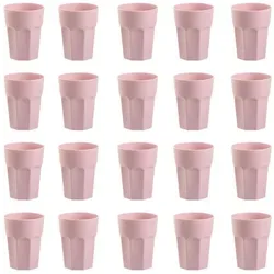 Engelland Becher – Pastellfarbener Kunststoffbecher, 400 ml in pink von ENGELLAND