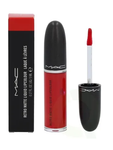 MAC Retro Matte Liquid Lipcolour Pflege 5 ml - Lippenstifte mit langanhaltender, mattschimmernder Farbe und pflegender Formel für geschmeidige Lippen.