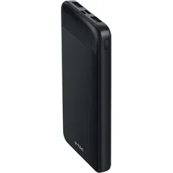 Schnelllade-Powerbank - 10000mAh - Schwarz - Schwarz