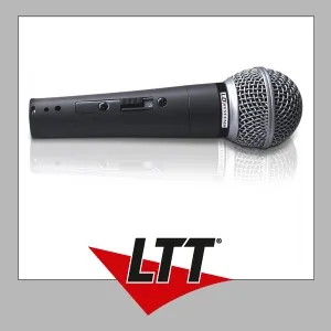 LD Systems D 1006 Gesangsmikrofon mit Schalter - Dynamisches Mikrofon mit Cardioid-Richtcharakteristik, ideal für Live-Auftritte und Gesang, Frequenzgang von 80 - 15000 Hz für klare Klangübertragung.