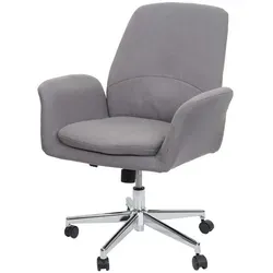 Bürostuhl MCW-K23, Drehstuhl mit Armlehne in Grau von MCW