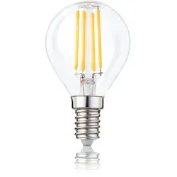 LED Glühbirne Birne Leuchtmittel Lampe E14 Warmweiß 2700 K, 4,5 W klar 1 Stück