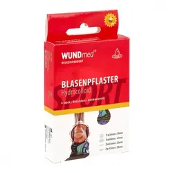 WUNDmed® Fußpflege Blasenpflaster 02-126 - Pflaster für Blasen, feuchtigkeitsabsorbierend und schützt effektiv bei Blasen an den Füßen – ideal für den Alltag.