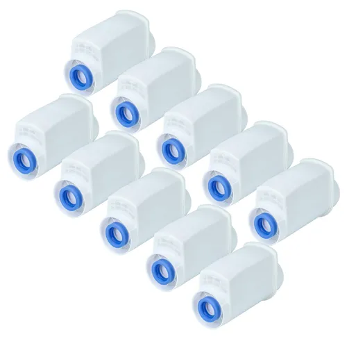 vhbw 10x Wasserfilter Filter Ersatz für UNIWATER 1301 für Kaffeevollautomat, Espressomaschine Weiß