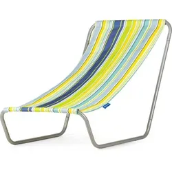 Strandstuhl, Mehrfarbig, Metall, Textil, Gestreift, 51x60x97 cm, Gartenmöbel, Gartenliegen
