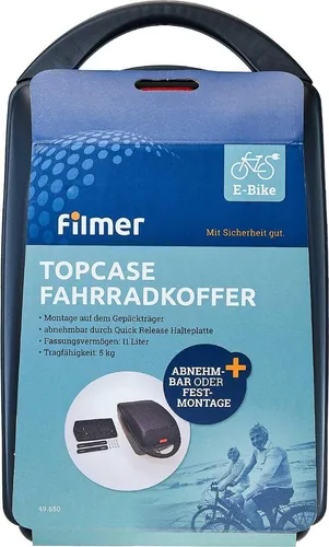Fahrradkoffer Top-Case abnehmbar und wetterfest 11 L