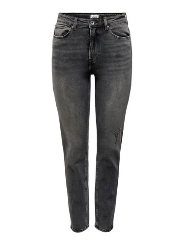 ONLY Slim-fit-Jeans grau 25/30 - Moderne Slim-fit-Jeans in dark grey denim, aus 99% Baumwolle für hohen Tragekomfort und perfekte Passform – ideal für jeden Anlass.