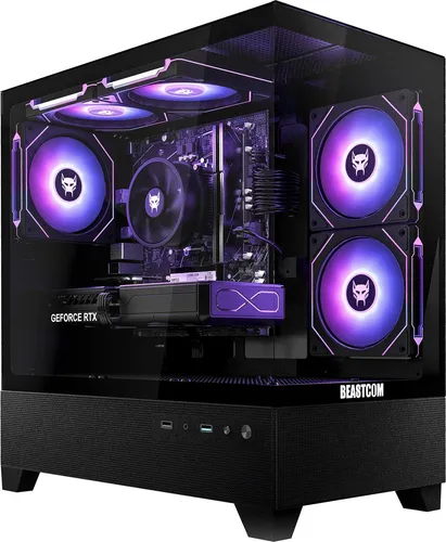 BEASTCOM Q5 | Pro Gaming PC | AMD Ryzen 7 5700X 8X 4,60GHz 16 Threads | NVIDIA RTX 5070 Ti 16GB | 32GB RAM | 1TB NVMe SSD | WiFi 5 | Windows 11 Pro