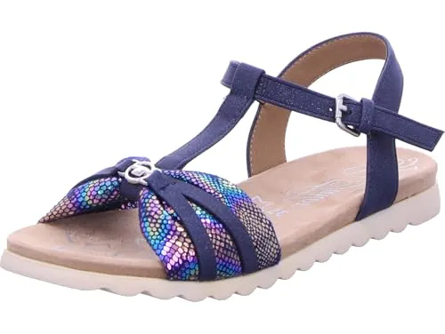 Tom Tailor Kinderschuhe Mädchen Sandaletten Blau Schuhgröße 40 EU - Stylische Sandaletten für Mädchen von Tom Tailor in navy, ideal für Freizeit und sommerliche Abenteuer.