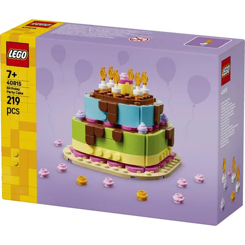 Produktbild LEGO Geburtstagstorte 40815: Kreatives Set für Geburtstagsfeiern