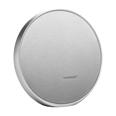 Harman/Kardon Onyx Studio 9 Home Speaker Stereo - Bluetooth Lautsprecher mit 50 W Leistung, ideal für kabelloses Audio-Streaming und beeindruckenden Stereo-Sound in elegantem Grau.