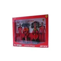 Bburago Ferrari Formel 1 mit Helm, ohne Kunststoffständer (65388974)