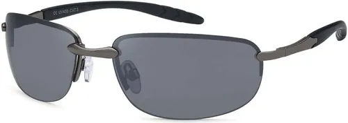 Herren Desginer Sonnen Brille Metal Sport Rechteck Eloxiert