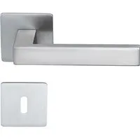 MeinTürgriff Drückergarnitur Trento Edelstahl - Hochwertige Edelstahl-Türgriff-Garnitur mit innovativer Magnet-Unterkonstruktion für einfache Montage, ideal für Innentüren.