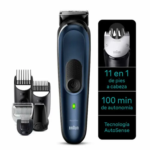 Braun All-In-One Bartpflege Bodygroomer Set MGK7450 - Sets & Kits mit 11-in-1 Funktionalität: Effizientes Stylen mit AutoSense-Technologie und 100 Min. Akkulaufzeit für perfekte Ergebnisse bei jedem Haartyp.