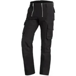 Zunfthose SEBASTIAN Gr.56 schwarz FHB - Arbeitshose & Bundhose mit ergonomischem Schnitt für optimale Bewegungsfreiheit, elastischen Seitenkeilen und praktischen Taschen für Handy und Zollstock.