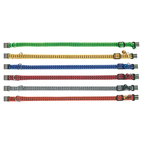 Karlie Katzenhalsband Bright 25-35 cm mit Glöckchen und Sicherheitsverschluss