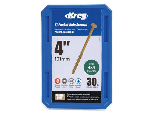 Kreg XL Pocket-Hole Schrauben 102 mm - 30Stk. von Kreg