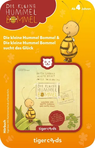 tigermedia tigercard Die kleine Hummel Bommel - Hörspiel für Kinder, robust und wasserfest, ideal zum Sammeln und Verschenken