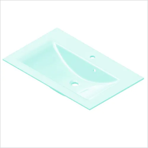 FACKELMANN Waschbecken Glasbecken in grün von Fackelmann