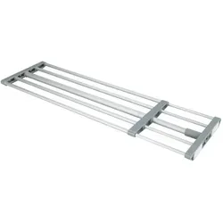 WENKO Teleskopregal - Ausziehbares Klemmregal für Nischen & Schränke - Teleskopregale für optimalen Stauraum: Das WENKO Regal bietet platzsparende Lösungen ohne Bohren, ideal für Kleiderschränke und Nischen.