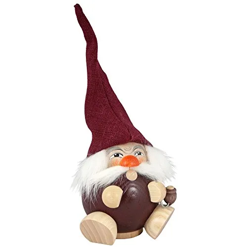 Seiffener Volkskunst Räuchermännchen 19036 - Duftzwerg Lavendel, 19cm Handarbeit aus dem Erzgebirge - Räuchermännchen mit Lavendelduft, 19 cm groß, liebevoll handgefertigt in Deutschland. Ideal zum Entspannen und für eine heilende Atmosphäre.